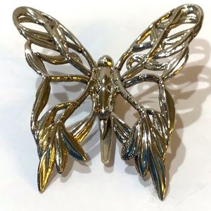 John Hardy silver filigree butterfly clip EUC